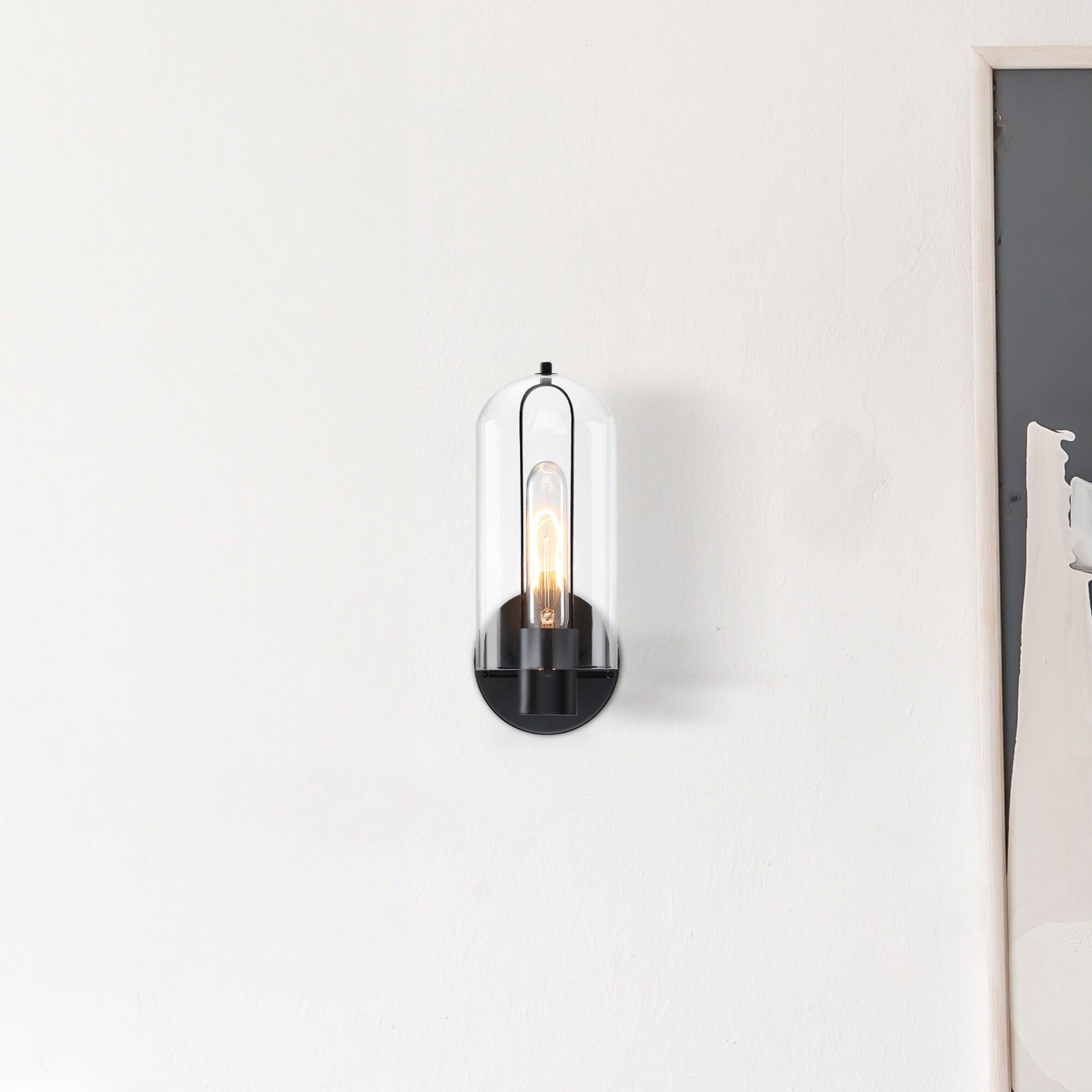 Skylar 1 Light 5.25 inch Matte Black Wall Sconce Wall Light